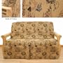 New World Columbus Skirted Futon Slipcover Full 5 pc pillow set 630
