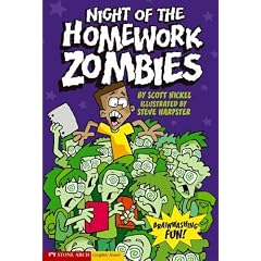 Night of the Homework Zombies (Graphic Sparks Graphic Novels)