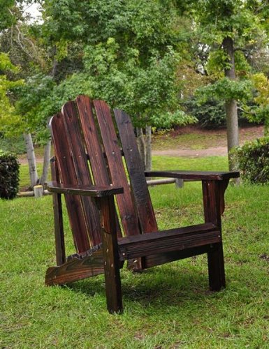 Marina Adirondack Chair Color: Burnt Brown