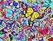 Springbok Puzzles - Butterfly Frenzy - 500 Piece Jigsaw Puzzle - Large 18 Inches by 23.5 Inches Puzzle - Made in USA - Unique Cut Interlocking Pieces