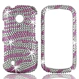 Talon 15511 Full Diamond Bling Phone Shell for LG VN270 Cosmos Touch (Zebra ....