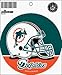 MIAMI DOLPHINS 5 INCH ROUND DECAL