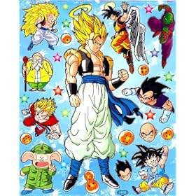  Dragon Ball Z Manga Sticker Sheet F032 ~  Goku Gohan Oolong Pig Bulma Piccolo