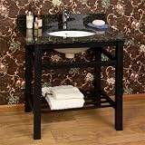 30 Console Sink - Absolute Black