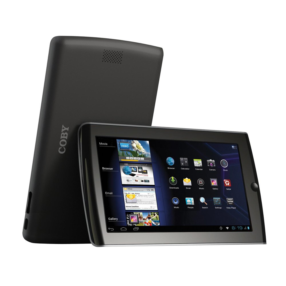 Coby Kyros 7-Inch Android 4.0 4 GB Internet Tablet 16:9 Resistive Touchscreen, Black MID7034-4