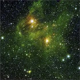 photographie Two extremely bright stars est disperible en (L x H): 40 x 40 cm