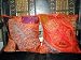 2 Gorgeous Orange  Vintage Embroidered Sari  Pillow Cushion Covers From India Free Shipping