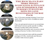 Indoor Furnitures item: The Rich Man's Earn More Money, Accounting & Finance and eCommerce for Nursery Furniture Sets On-line Businesses 3 Course Pack