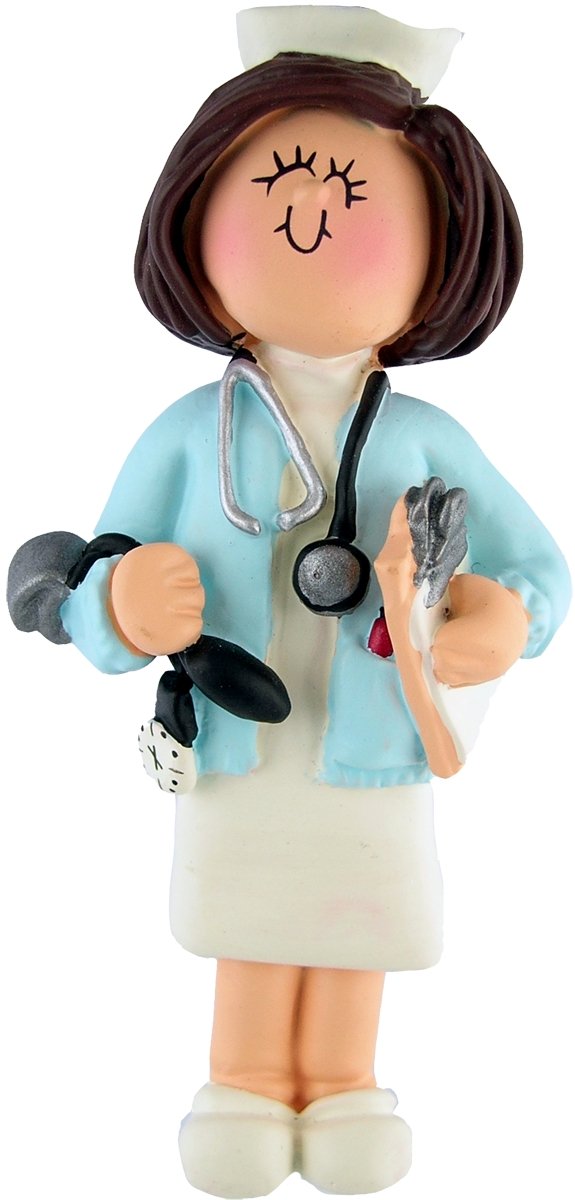 Amazon.com - Ornament Central OC-002-BR Nurse Ornament - Nurse ...
