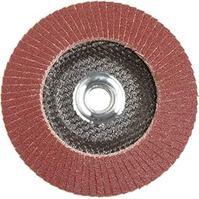 PFERD 62068 POLIFAN PSF 4-1/2" x 5/8-11, 80 Grit Aluminum Oxide Conical Flap Disc