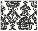 Eigenschaften A.S. Creation Tapeten AG 554949 / livingwalls 554949 Vliestapete Flock Trend Neo Barock schwarz weiß