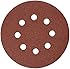 DEWALT DW4310 5-Inch 8 Hole 100 Grit Hook and Loop Random Orbit Sandpaper (25-Pack)