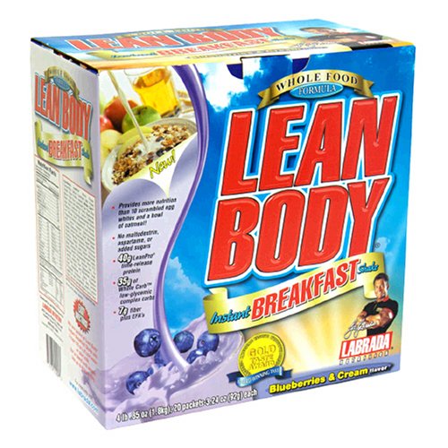 Labrada Nutrition Whole Food Formula Lean Body Instant Breakfast Shake, Blueberries and... by Labrada Nutrition