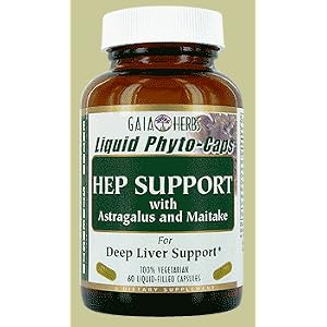 Gaia Herbs Hep Support, 60 liquid-filled capsules, Bottle by Astragalus Capsules