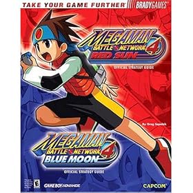 BRADY BOOKS Mega Man Battle Network 4 Red Sun/Blue Moon Strategy Guide