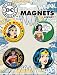 Wonder Woman 4 Piece Round Refrigerator Magnet Set