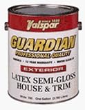 Valspar 044.0000712.008 Guardian Exterior Latex Semi-Gloss House Paint
