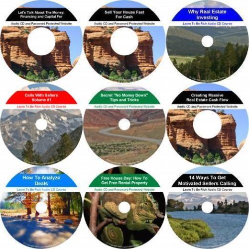 The Advanced No Money Down, Motivated Seller, Work From Home Real Estate Mentoring System on 9 CDs