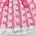 Highmall High Simulation Baby Doll's Clothes Lace White + Pink Dress for 14-16 inches Dolls