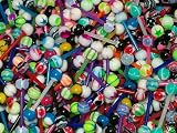 Body Accentz™ 10 Flexible Acrylic Tongue Ring 14g Assortment