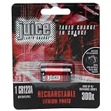Juice CR123A Rechargeable Photo Lithium Batteries (Pack of 2) by Juice Batteries