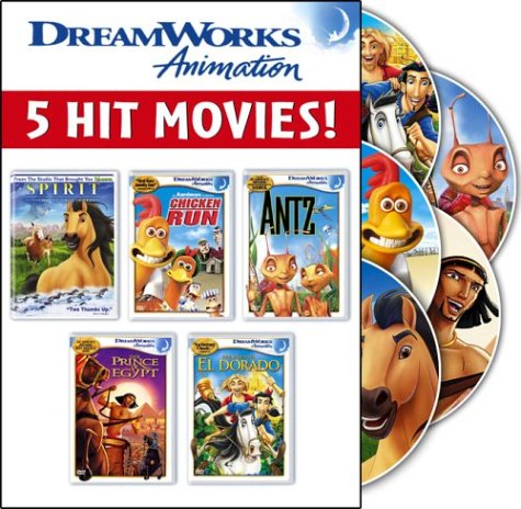 Dreamworks Animation Award-Winning Family Fun Pack (Spirit, The Prince of Egypt, Antz, Chicken Run, The Road to El Dorado)