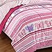 Dream Factory Butterfly Dots Ultra Soft Microfiber Girls Comforter Set, Pink, Full