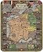 Vintage Amazing World War One American Expeditionary Force Military Historical Map MOUSE PAD