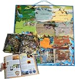 Puzz Story Active Reading - World History in Twelve Hops : Tim's Journey Through Time (Complete Game: Book + Puzzle + Magnetic Board + Box)