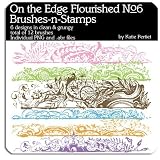 Photoshop Brushes - On the Edge Flourishes No. 06 Brushes and Stamps