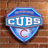 Chicago Cubs Neon Shield Wall/Window Lamp