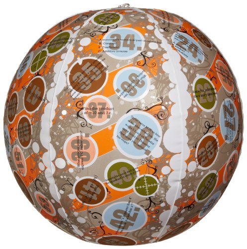 American Educational Vinyl Pre Algebra-1 Clever Catch Ball, 24