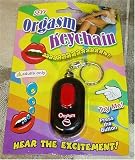 Sexy Orgasm Keychain - Hear the Excitment Orgasm Sound lasts 22 Seconds!
