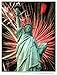 Note Card Cafe Patriotic Greeting Cards Set with Red Envelopes | 72 Pack | Blank Inside, Glossy Cover | Patriotism Assortment | For July Fourth, Christmas, Holidays, Birthdays, Thank Yous, Ceremonies