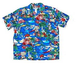 Top Quality Santa Hawaiian Aloha Shirt