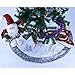 Wewill Brand Lovely Christmas Stockings Set of 3 Santa, Reindeer, Snowman Xmas Character 3D Plush Linen Hanging Tag Knit Border 17 Inch (3)