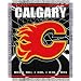 Calgary Flames NHL Triple Woven Jacquard Throw (019 Series) (48x60)
