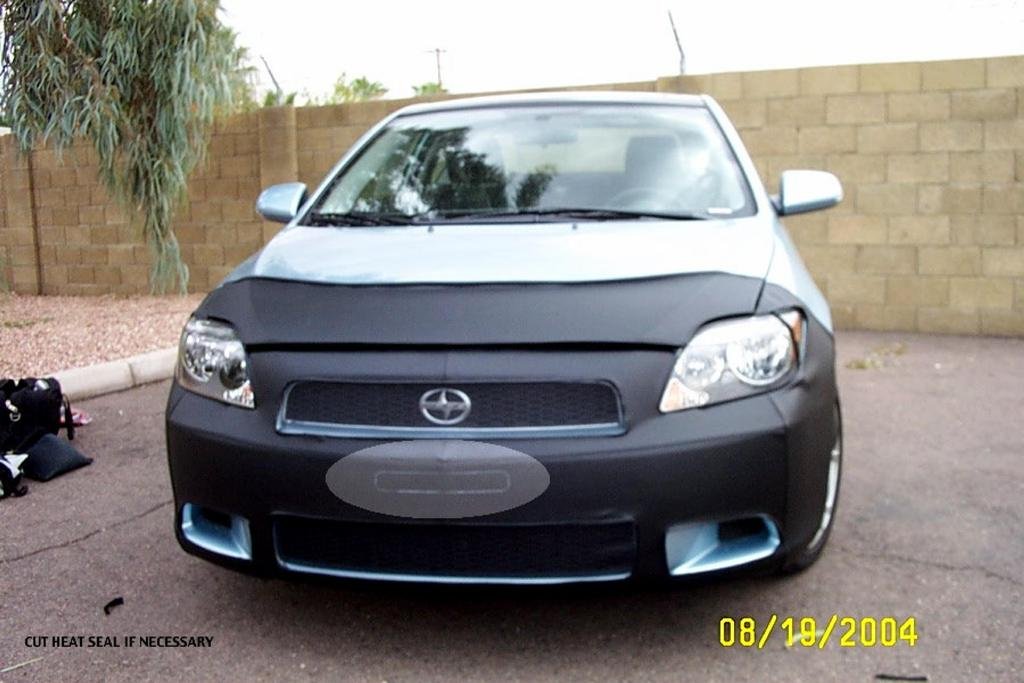 Amazon.com: Lebra 2 piece Front End Cover Black - Car Mask Bra ...