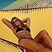Jumbo Caribbean Hammock - 55 INCH - Soft-Spun Polyester (Yellow)