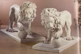 Lawn Oranments Outdoor Alabastrite Lion Statue