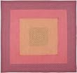 Safavieh Braided Collection BRD165A Pink and Purple Braided Cotton Area Rug, 4 Feet by 6 Feet (4 Feet x 6 Feet)