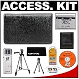 Olympus Stylus Starter Kit with LI-50B Battery + Black Leather Case + Accessory Kit for the 1010, 1020, 1030 SW Digital Cameras