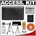 Olympus Stylus Starter Kit with LI-50B Battery + Black Leather Case + Accessory Kit for the 1010, 1020, 1030 SW Digital Cameras