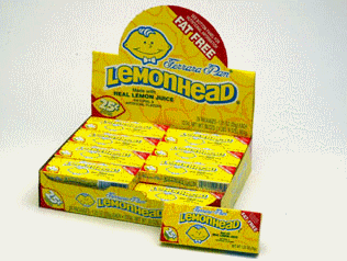 Lemonhead Candy 24 Packs Pre-priced 25c by Hard Candy