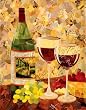 Wine for Two Wall Canvas 22"x28"