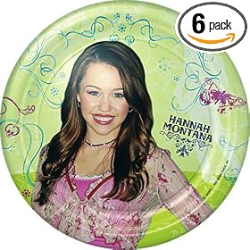 Hannah Montana Dessert Plates, 8-Count Packages