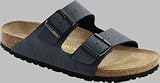 Produkt-Bild: Birkenstock Slipper ''Arizona'' aus Birko-Flor in basalt mit normalem Fussbett und Weichbett