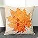 Maple Leaf pillow, Laimeng Home Car Bed Sofa Vintage Decorative Cute Owl Pillow Case Cushion Cover