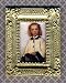 Dollhouse Miniature Framed Print of a Victorian Girl