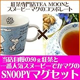みんな大好きスヌーピーコラボシリーズ 「ダージリン50g＋スヌーピーでかマグ(TERRIFIC！)セットセット」